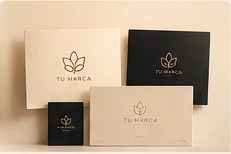 Aplicaciones de identidad visual en papelería